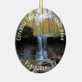 Nationalpark Cuyahoga Keramik Ornament (Rechts)