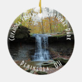 Nationalpark Cuyahoga Keramik Ornament (Hinten)