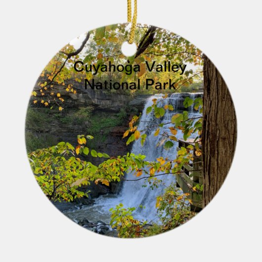 Nationalpark Cuyahoga Keramik Ornament (Vorne)