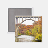 Nationalpark Cuyahoga Magnet (Vorderseite/Rückseite)