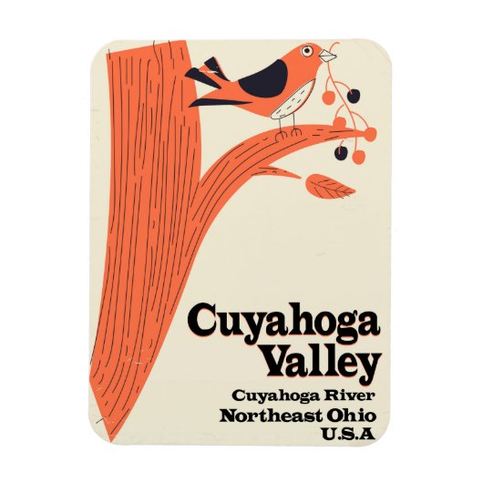 Nationalpark Cuyahoga Magnet (Vertikal)