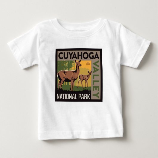 Nationalpark Cuyahoga | Ohio Baby T-shirt (Vorderseite)