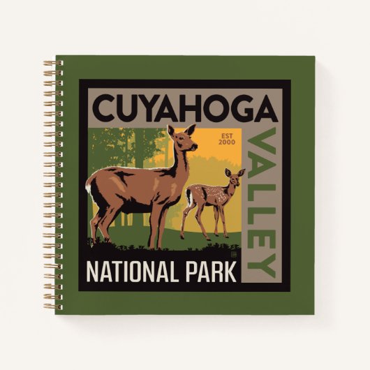 Nationalpark Cuyahoga | Ohio Notizblock (Vorderseite)