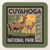 Nationalpark Cuyahoga | Ohio Rechteckiger Pappuntersetzer (Vorderseite)