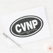 Nationalpark Cuyahoga Ovaler Aufkleber (Umschlag)