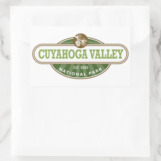 Nationalpark Cuyahoga Rechteckiger Aufkleber (Tasche)