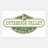 Nationalpark Cuyahoga Rechteckiger Aufkleber (Vorderseite)