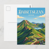 Nationalpark Daisetsuzan Japan Postkarte (Vorne/Hinten)
