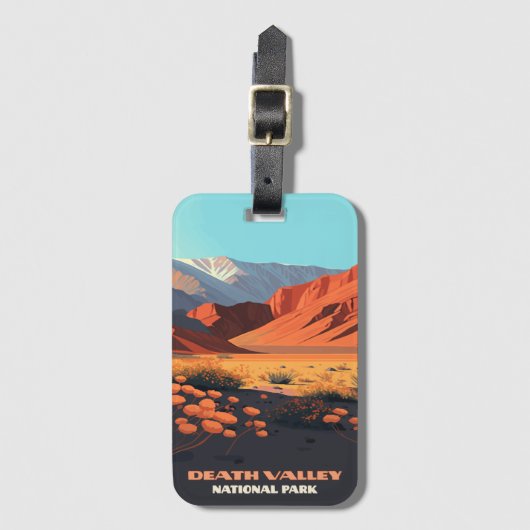 Nationalpark Death Valley Gepäckanhänger (Vorderseite Vertikal)