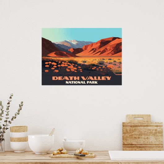 Nationalpark Death Valley Poster (Küche)