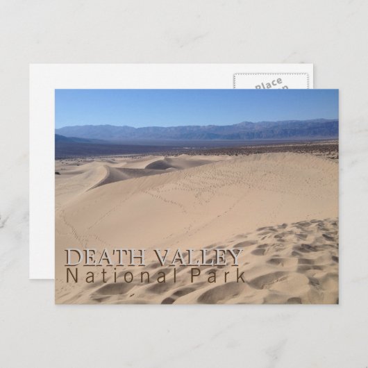 Nationalpark Death Valley Postkarte (Vorne/Hinten)