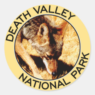 Nationalpark Death Valley Runder Aufkleber