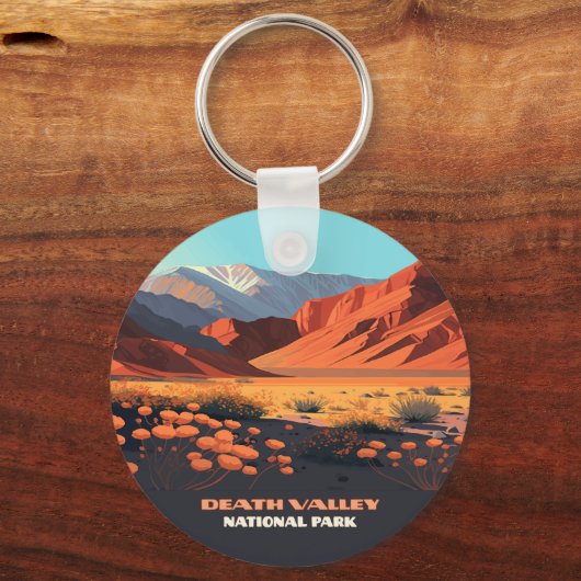 Nationalpark Death Valley Schlüsselanhänger (Rückseite)