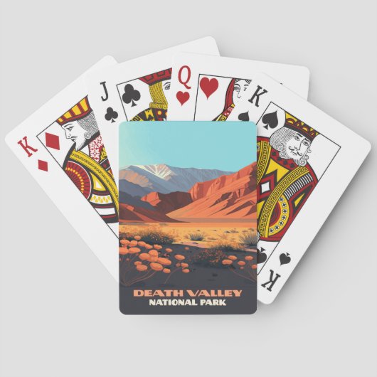 Nationalpark Death Valley Spielkarten (Rückseite)