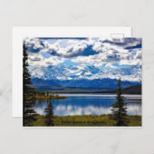 Nationalpark Denali, Alaska Feiertagspostkarte (Vorne/Hinten)