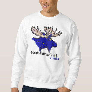 Nationalpark Denali Alaska Flagk Elk Typ Shirt