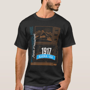 Nationalpark Denali Alaska Moose USA 1917 Preserv T-Shirt