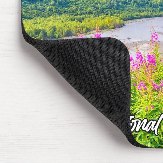 Nationalpark Denali, Alaska Mousepad (Ecke)
