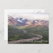 Nationalpark Denali - Alaska | Postkarte (Vorne/Hinten)