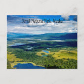 Nationalpark Denali, Alaska Postkarte (Vorderseite)