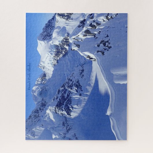 Nationalpark Denali Alaska. Puzzle (Vertikal)