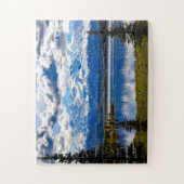 Nationalpark Denali Alaska Sky Clouds Mountains Puzzle (Vertikal)