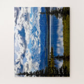 Nationalpark Denali Alaska Sky Clouds Mountains Puzzle (Vertikal)