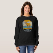 Nationalpark Denali Alaska Vintag Sweatshirt (Vorne ganz)