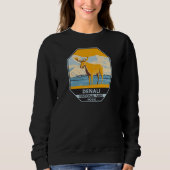 Nationalpark Denali Alaska Vintag Sweatshirt (Vorderseite)