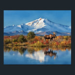 Nationalpark Denali Alaska Wasserfarbe Poster<br><div class="desc">Dieser Kunstdruck zeigt ein Aquarellbild des Nationalparks Denali in Alaska.</div>