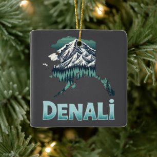 Nationalpark Denali Alaska Wilderness Keramikornament