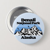 Nationalpark Denali Button (Vorne & Hinten)