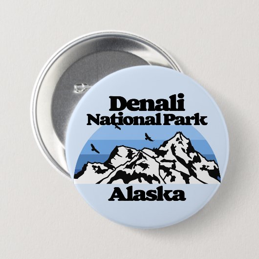 Nationalpark Denali Button (Vorne & Hinten)