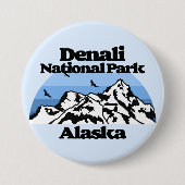 Nationalpark Denali Button (Vorderseite)