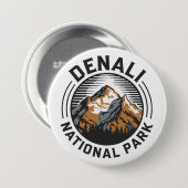 Nationalpark Denali Button (Vorne & Hinten)