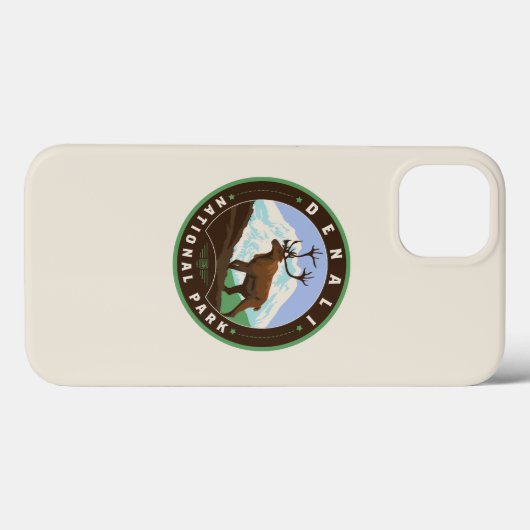 Nationalpark Denali Case-Mate iPhone Hülle (Rückseite (Horizontal))