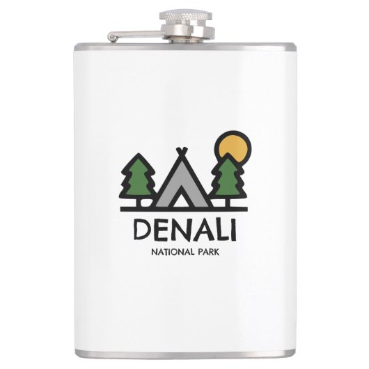 Nationalpark Denali Flachmann (Vorderseite)
