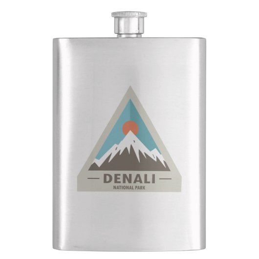 Nationalpark Denali Flachmann (Vorderseite)