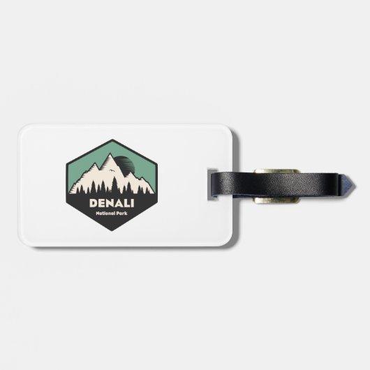 Nationalpark Denali Gepäckanhänger (Rückseite horizontal)