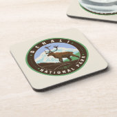 Nationalpark Denali Getränkeuntersetzer (Linke Seite)