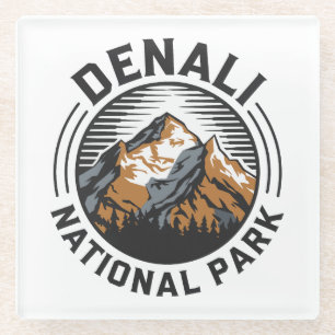 Nationalpark Denali Glasuntersetzer