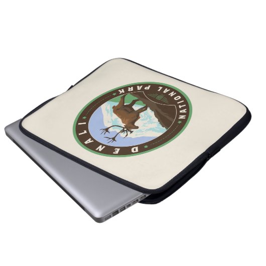 Nationalpark Denali Laptopschutzhülle (Vorne Knopf)
