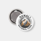 Nationalpark Denali Magnet (Vorderseite/Rückseite)
