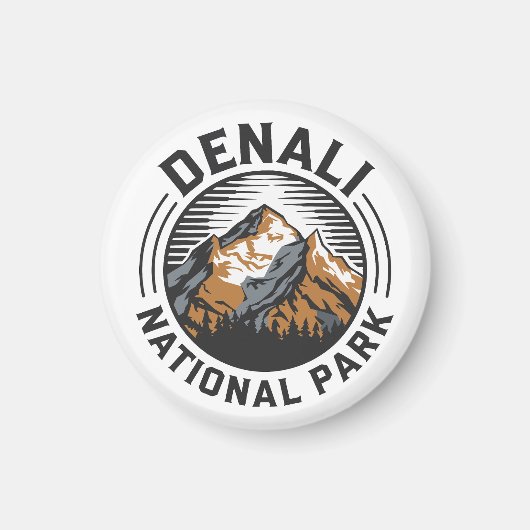 Nationalpark Denali Magnet (Vorne)