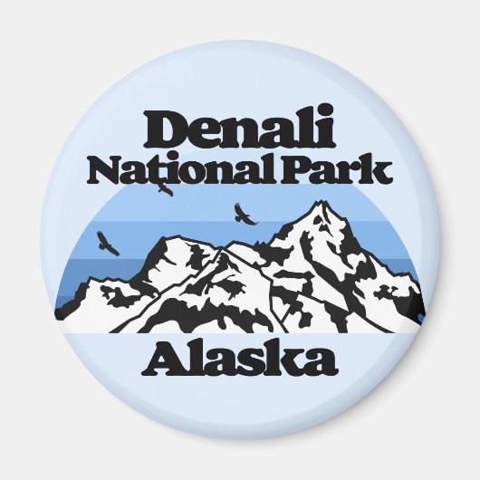 Nationalpark Denali Magnet (Vorne)