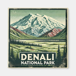 Nationalpark Denali Magnet