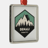 Nationalpark Denali Ornament Aus Metall (Rechts)