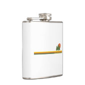 Nationalpark Denali Pine Trees Sun Flachmann (Rechts)