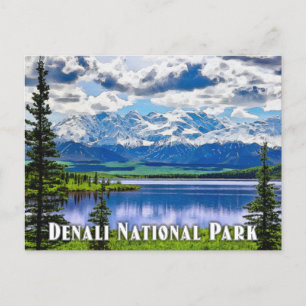 Nationalpark Denali - Postcard Postkarte