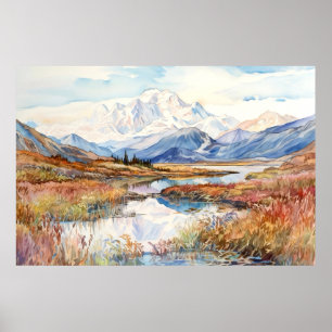 Nationalpark Denali Poster
